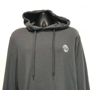 NO BOUNDARIES Grey Peace Globe Hoodie Sweatshirt Women's/Men's Size M
